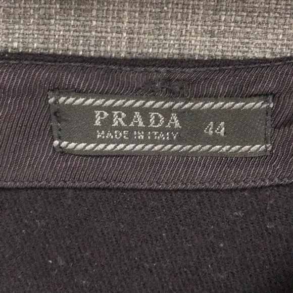 PRADA Black Skirt 100% Wool - Picture 5 of 5